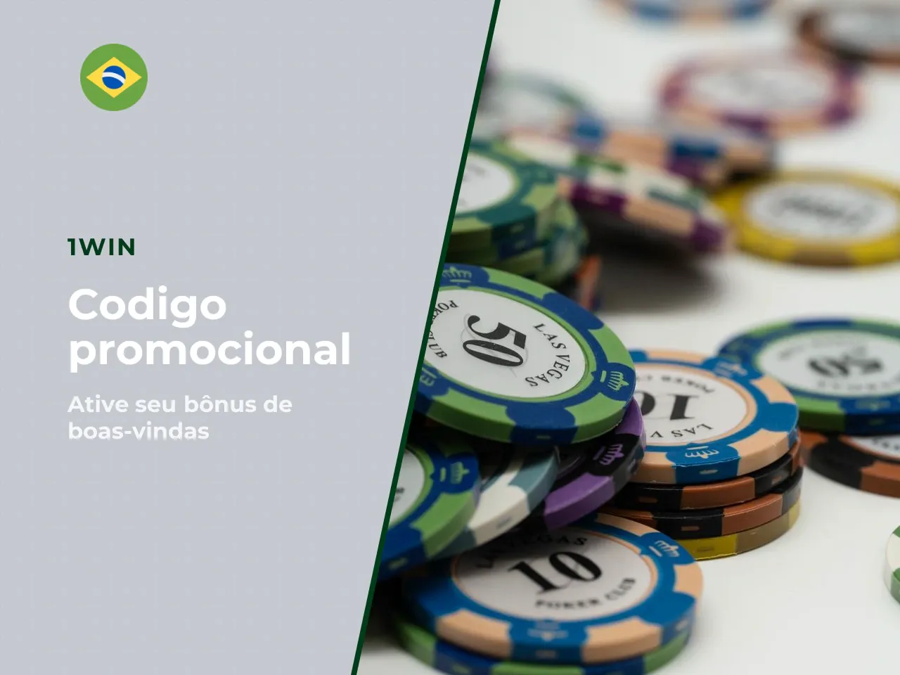 O que é o 1win codigo promocional e qual vantagem ele libera. O **código promocional 1win** é uma sequência alfanumérica inserida durante o formulário de registro. Ela vincula a nova conta a um pacote