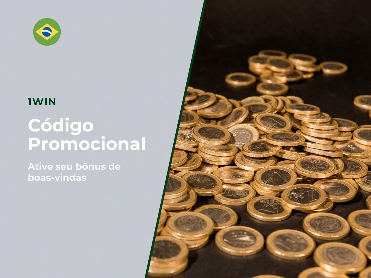 Código para novos jogadores. O uso do **código bônus 1win** é restrito ao momento exato da abertura da conta original. A plataforma exige que a pessoa informe os dados pessoais e a chave promocional s