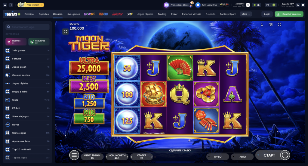 Fortune Tiger Jogo at 1Win no Brasil