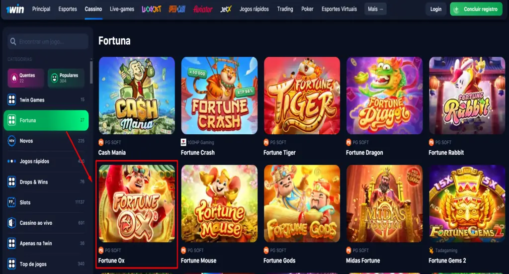 Site oficial 1win